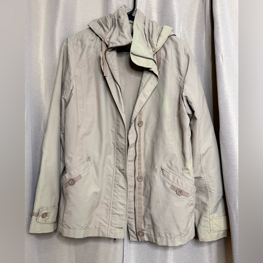 Women's Beige Jacket Lands end